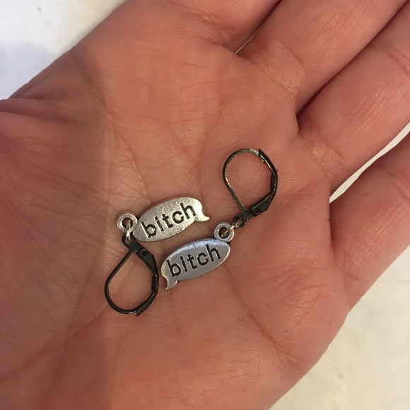 B*tch earrings - Picture 4 of 4